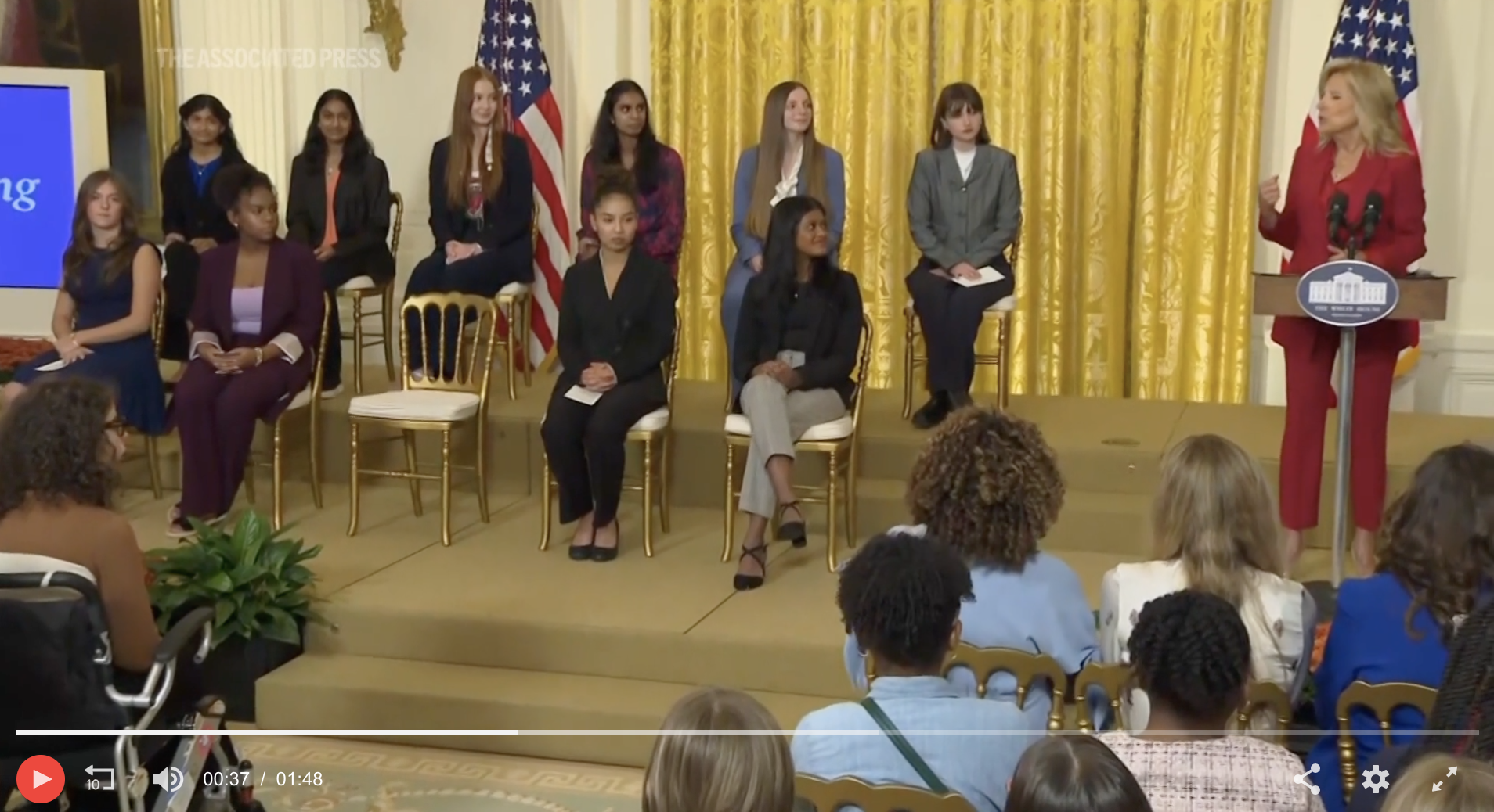 First Lady Jill Biden recognizes “Girls Leading Change” 2024 honorees